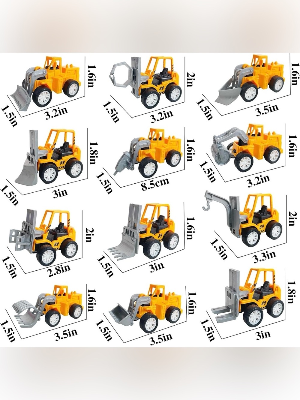 Mini construction vehicles - Picture 3 of 4